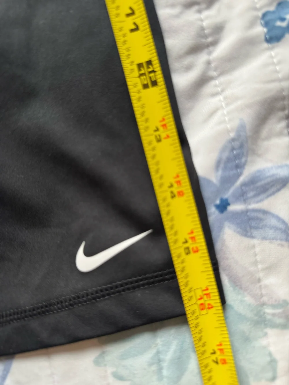 Nike Pro Black Women's Bike Shorts with White Swoosh